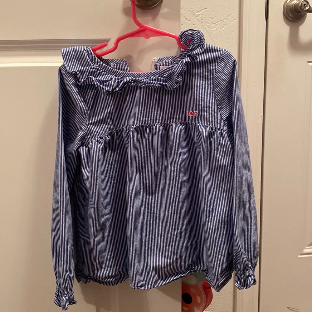 Vineyard vines striped shirt size xs  (5/6)